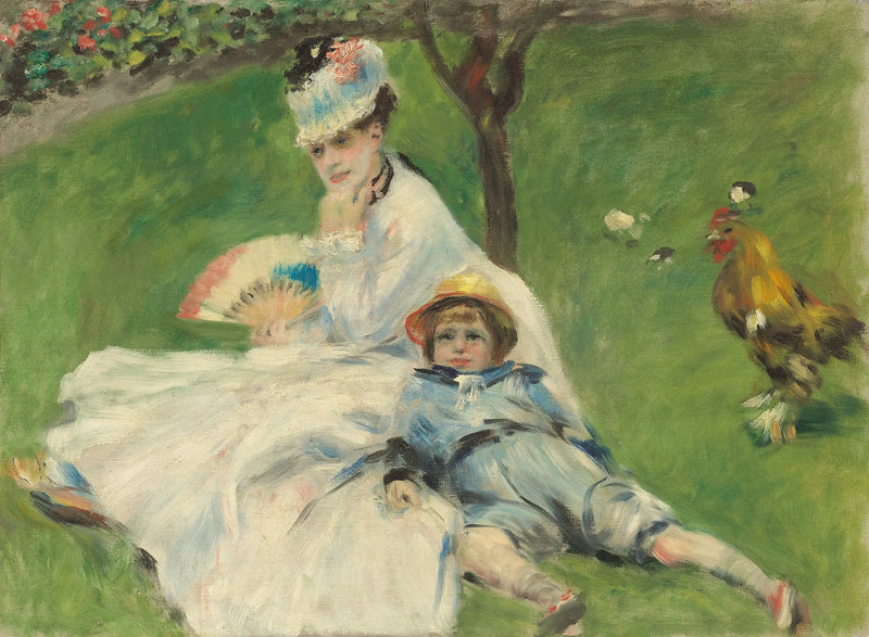 Madame Monet ve oğlu - Pierre-Auguste Renoir