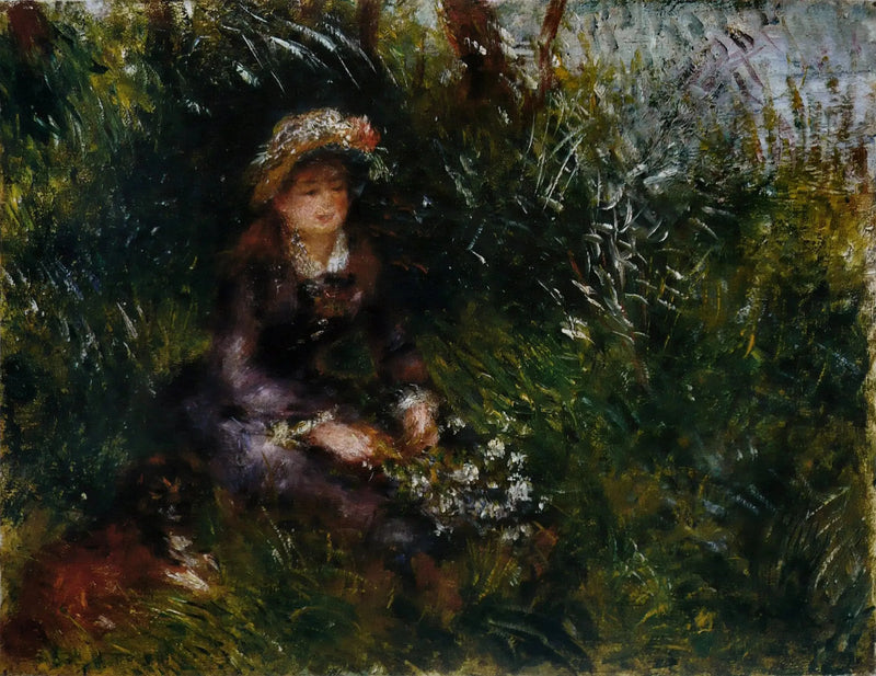 Renoir Hanım ve Köpeği - Pierre-Auguste Renoir