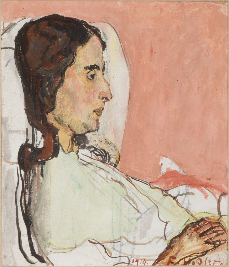 Madame Valentine Godé-Darel hasta - Ferdinand Hodler
