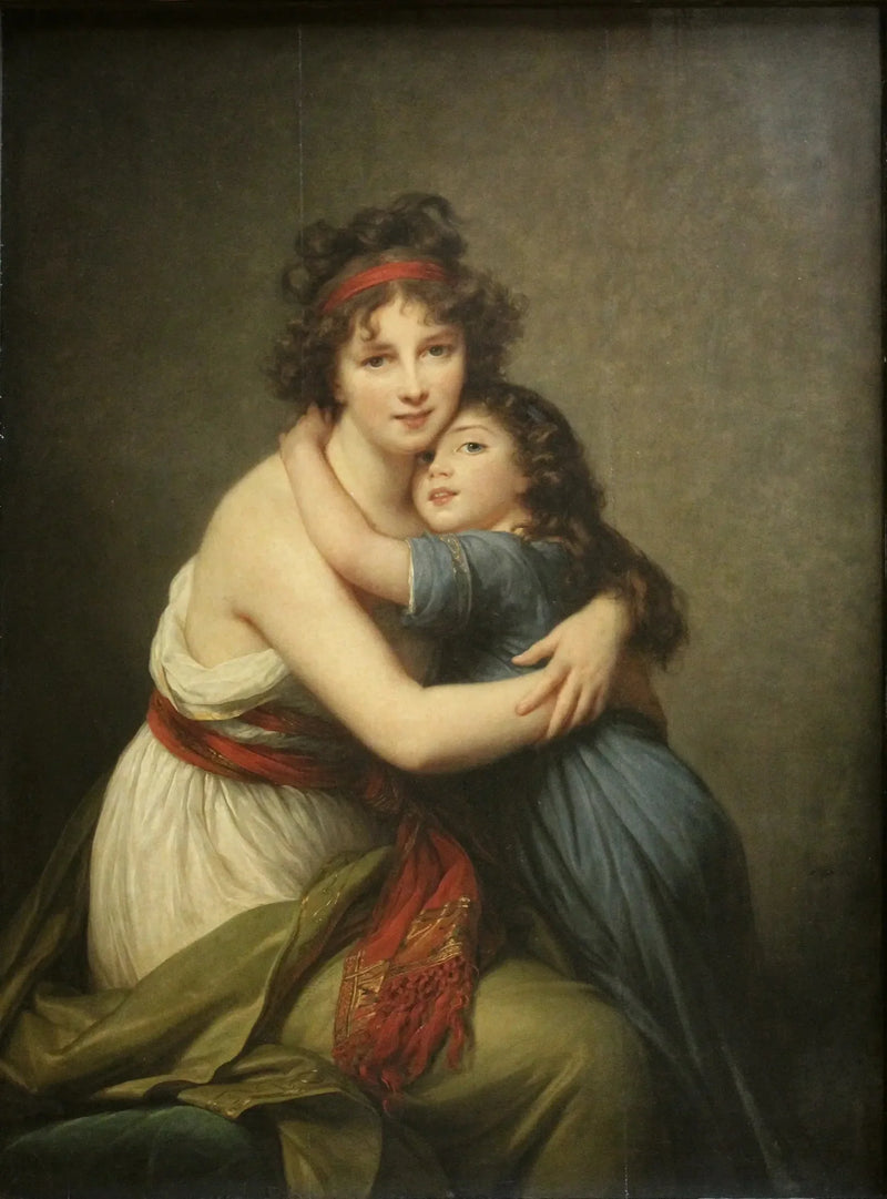 Madame Vigée Le Brun ve kızı - Élisabeth Vigée Le Brun
