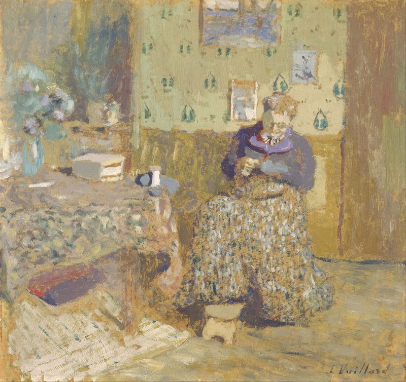 Madame Vuillard Couture - Édouard Vuillard