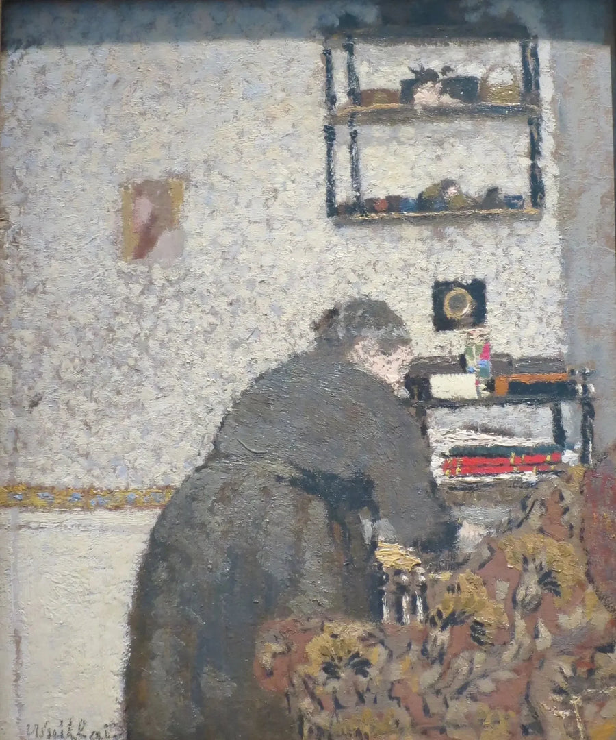 Madame Vuillard salonunda - Édouard Vuillard