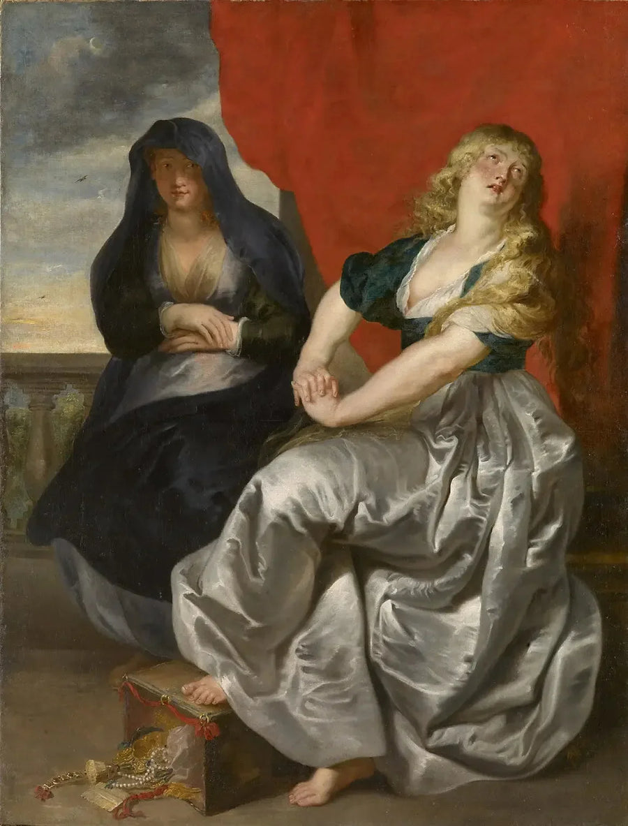 Madeleine Penitente ve Kardeşi Marthe - Peter Paul Rubens