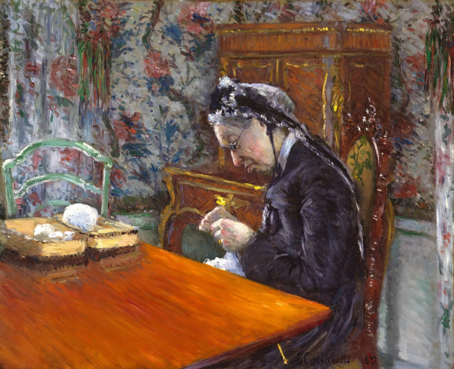 Mademoiselle Boissière Trikot - Gustave Caillebotte