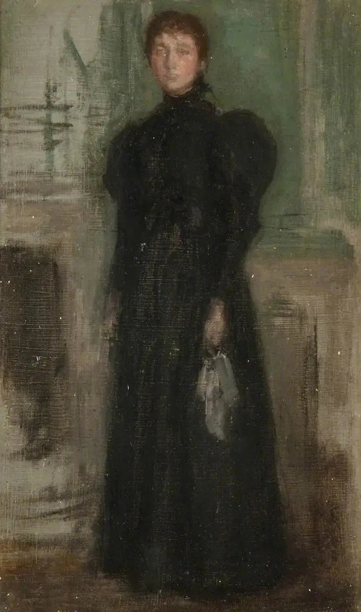 Mademoiselle Rosalind Birnie Philip ayakta - James Abbott McNeill Whistler