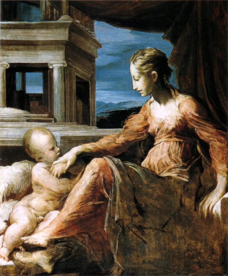 Madone ve Çocuk - Parmigianino