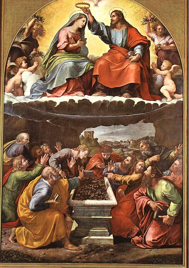 Reproduction du tableau « Madone de Monteluce - Raphaël Sanzio » par Alpha Reproduction en peinture à l’huile