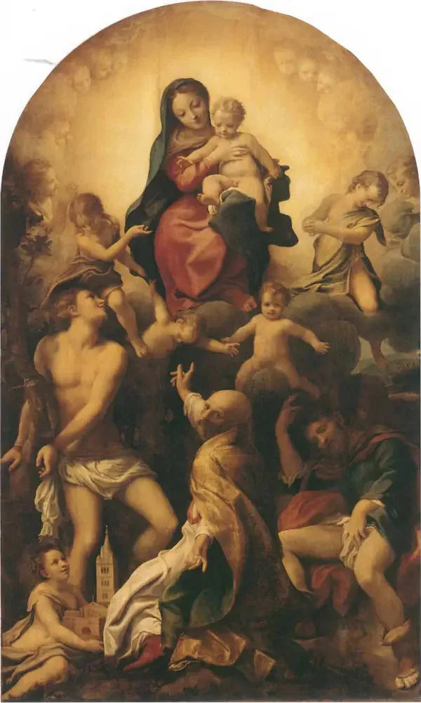 San Sebastiano'nun Madonası - Antonio da Correggio