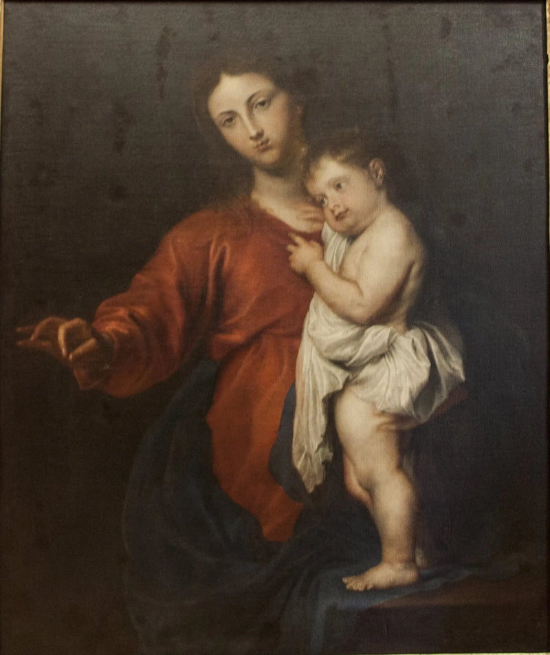 Madone du Rosaire - Antoine van Dyck