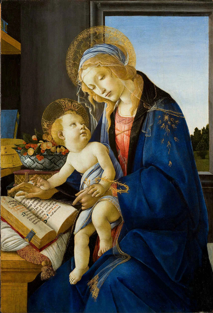 Kitap Madonu - Sandro Botticelli