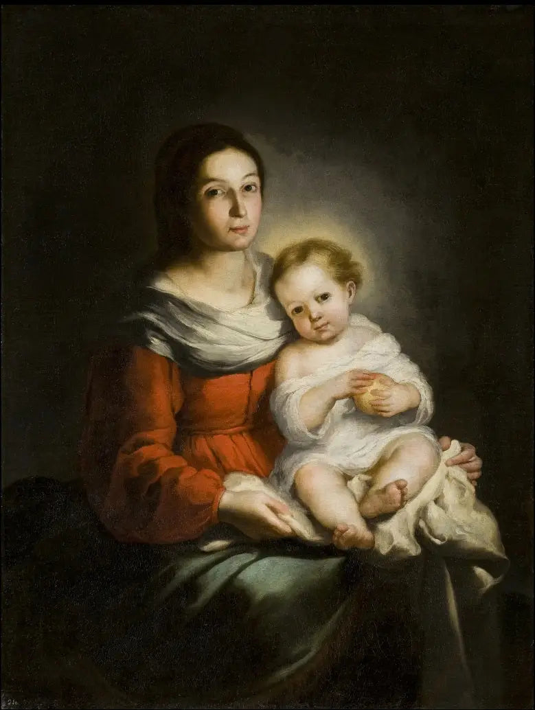 Madonna ve Çocuk - Bartolome Esteban Murillo