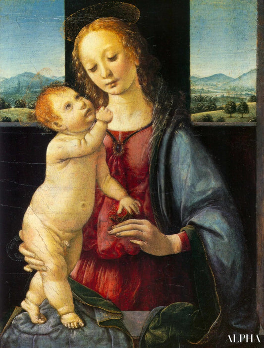 Madonne Dreyfus - Léonard de Vinci - Reproductions de tableaux et peintures haut de gamme