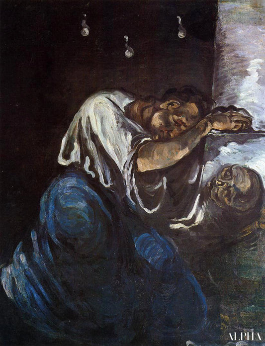 Magdaleine pleurant - Paul Cézanne - Reproductions de tableaux et peintures haut de gamme