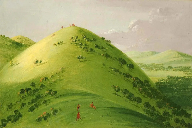 Muhteşem çayırlar, Haut-Mississippi - George Catlin