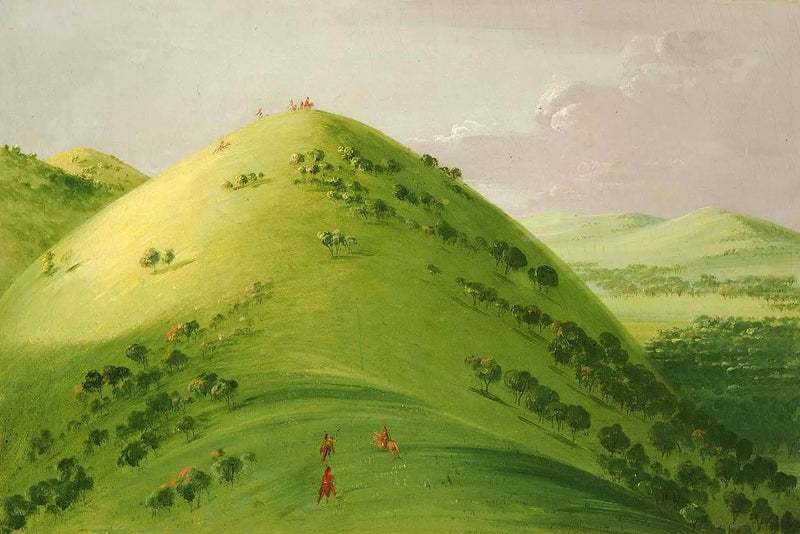 Muhteşem çayırlar, Haut-Mississippi - George Catlin
