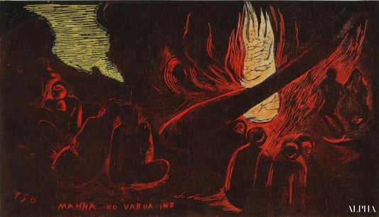 Mahana no varua ino - Paul Gauguin - Reproductions de tableaux et peintures haut de gamme