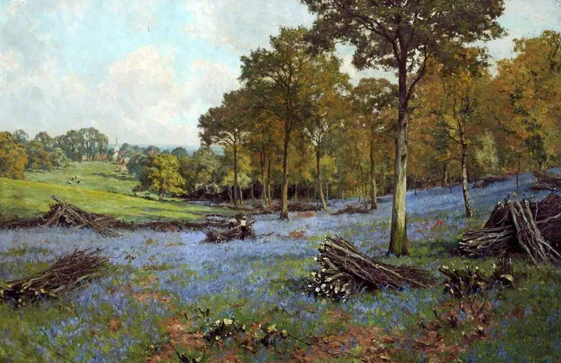May ormanı içinde (Mitcham, Surrey) - Edward Wilkins Waite