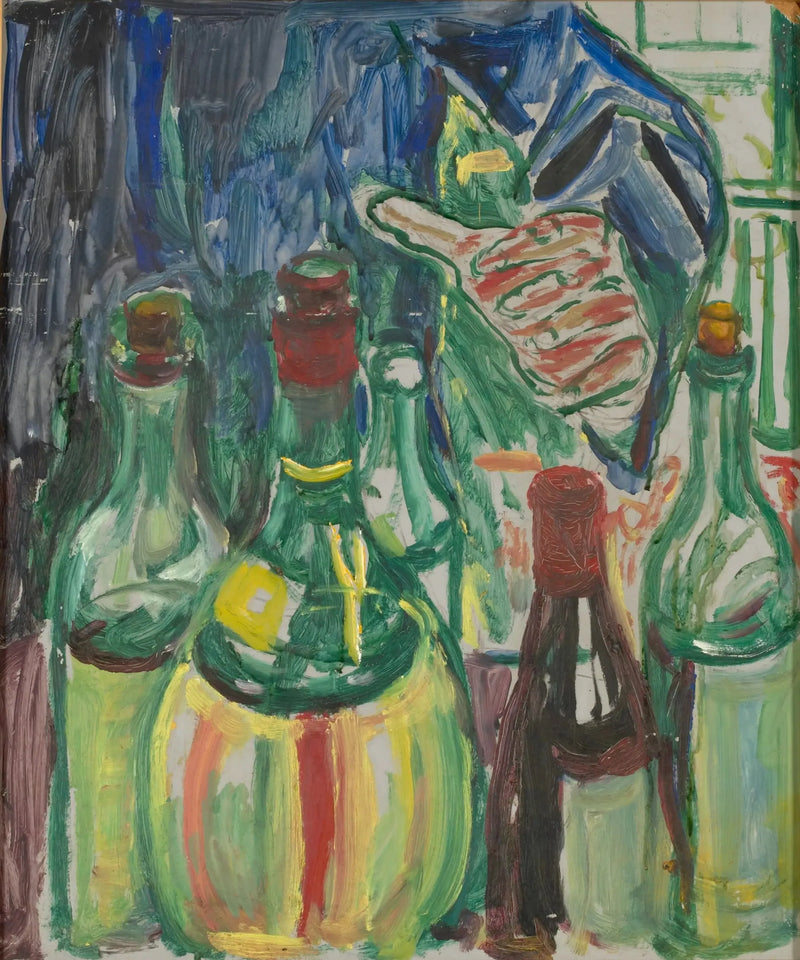 Şişelere Yönelen Ana - Edvard Munch