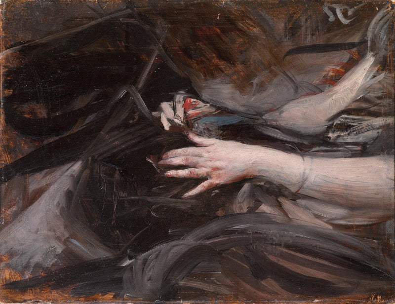 Bir Kadının Dikiş Ellerı - Giovanni Boldini