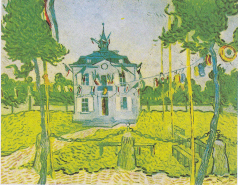 Auvers-sur-Oise Belediye Binası 14 Temmuz - Vincent van Gogh