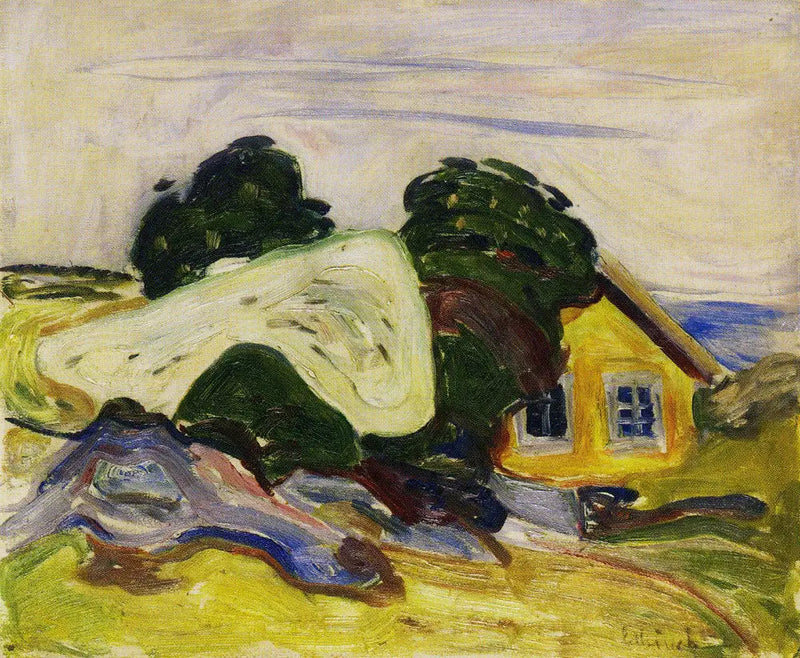 Åsgårdstrand'daki ev - Edvard Munch