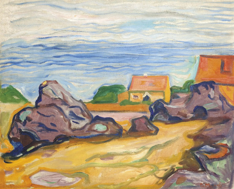 Borre'deki ev - Edvard Munch