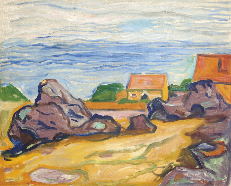 Borre'deki ev - Edvard Munch