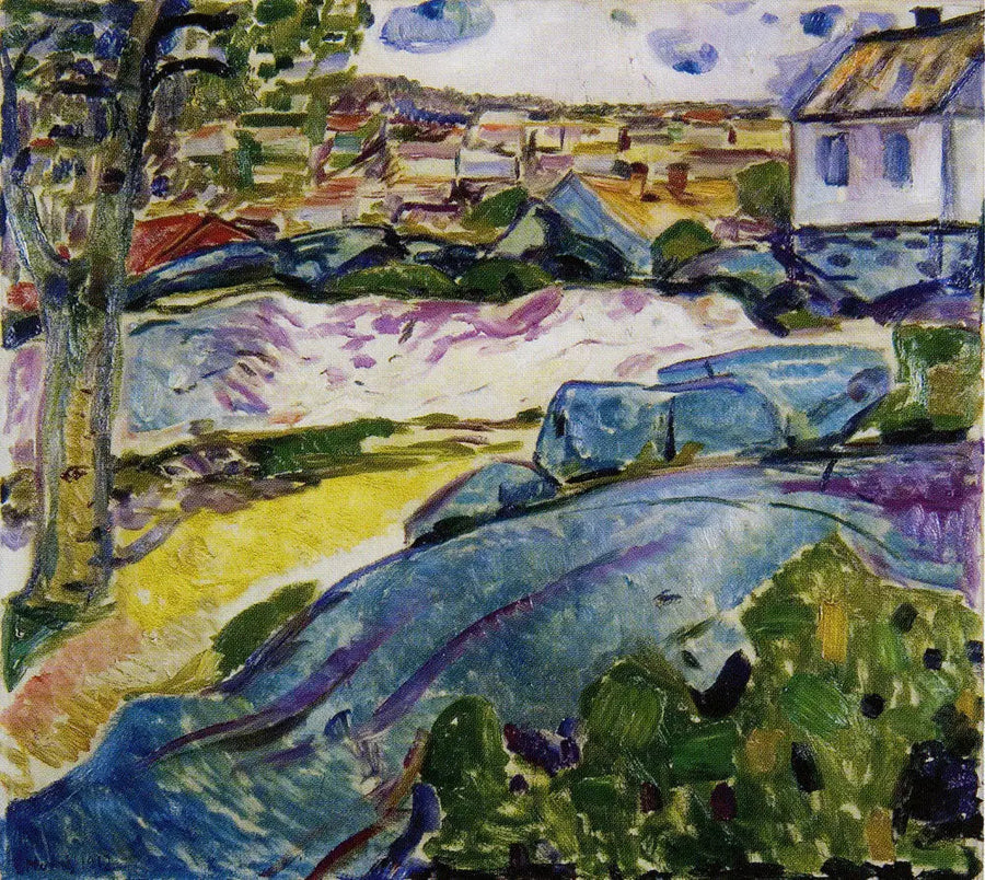 Kragerø'daki ev - Edvard Munch