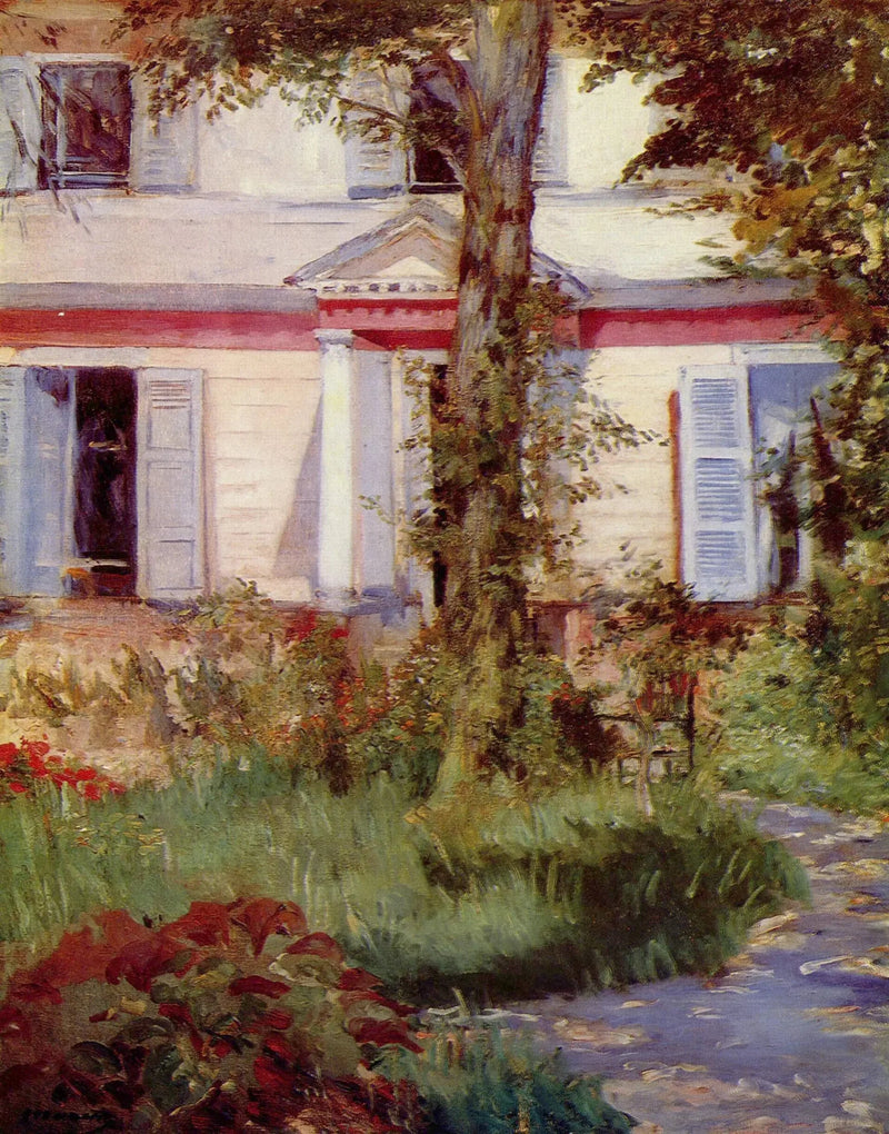 Rueil'deki Ev - Édouard Manet