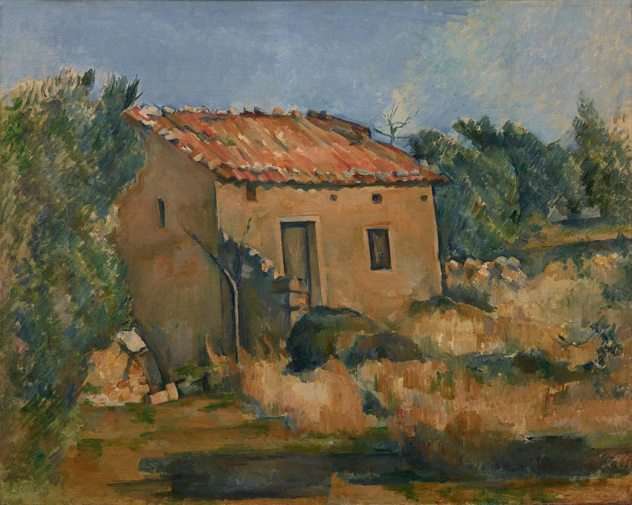 Aix Bölgesi Kırsalında Bir Ev - Paul Cézanne