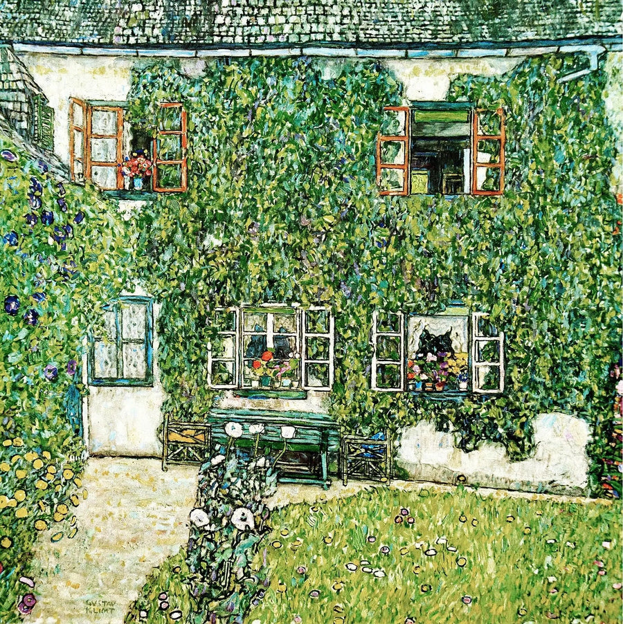 Attersee'deki Unterach'ta Bir Ülke Evi - Gustav Klimt