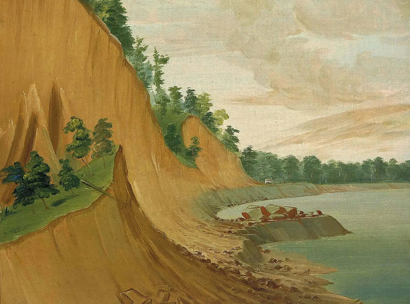 Saint-Louis'in 930 mil üzerinde Cabane Ticaret Evi - George Catlin