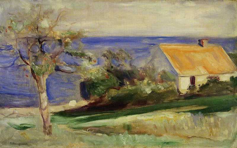 Morten Damme'nin Åsgardstrand Yakınlarındaki Evi - Edvard Munch