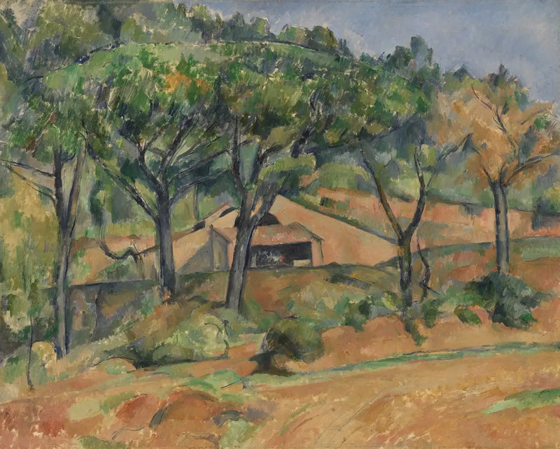 Provence'de Ev - Paul Cézanne