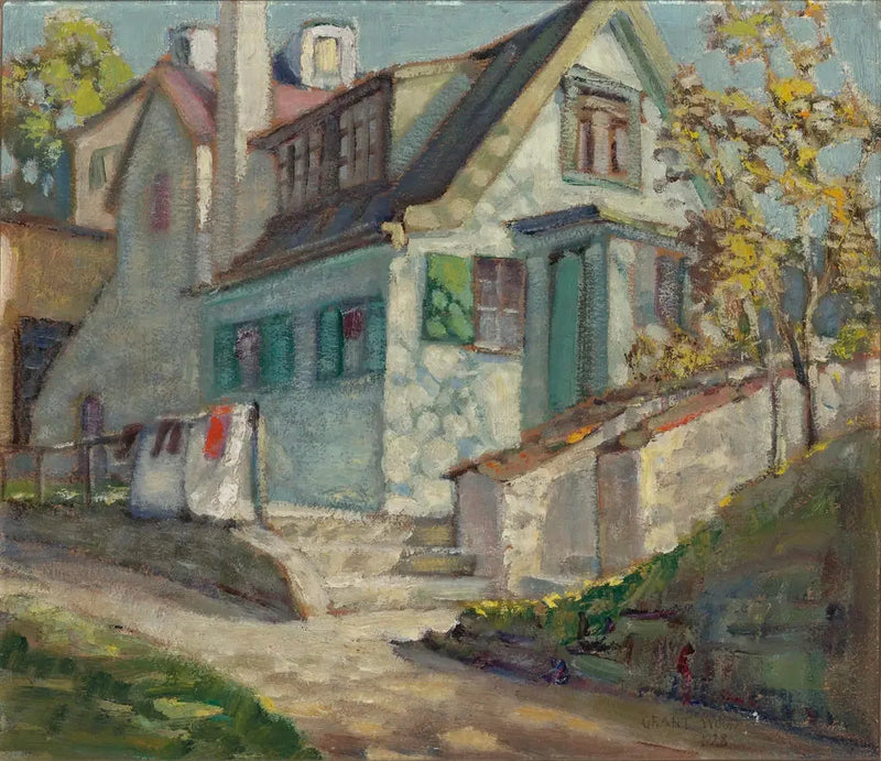 Güneşli Ev - Grant Wood