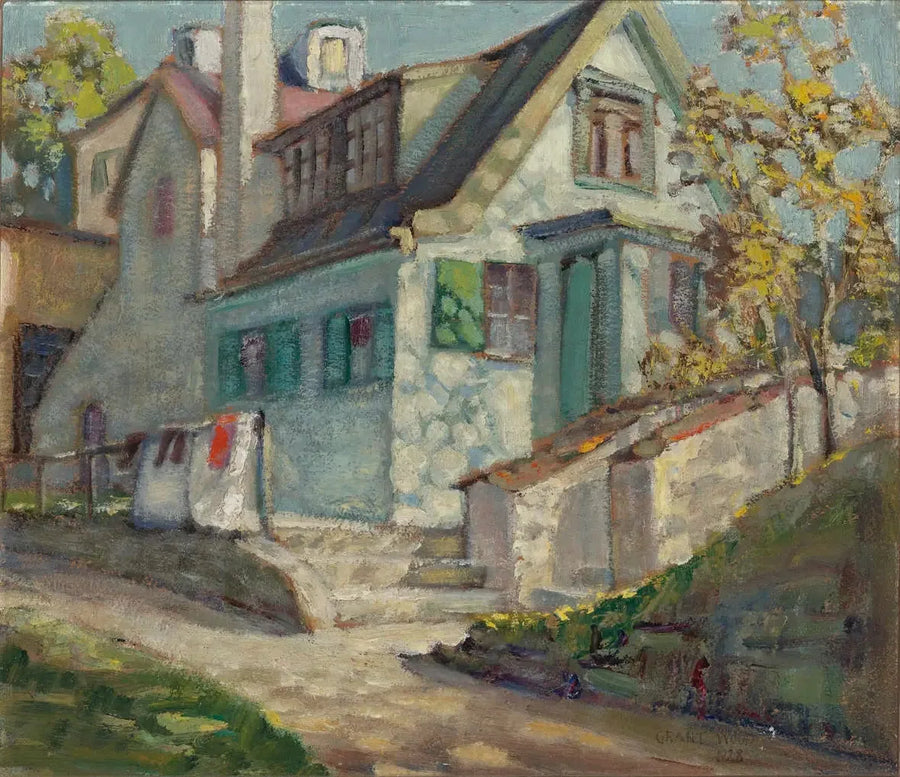 Güneşli Ev - Grant Wood