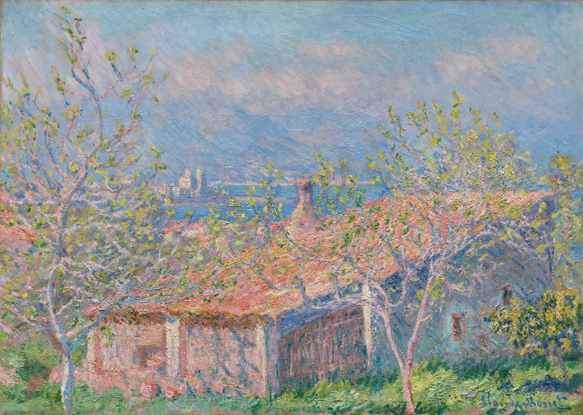 Maison du jardinier à Antibes W1165 par Claude Monet, Cleveland Museum of Art