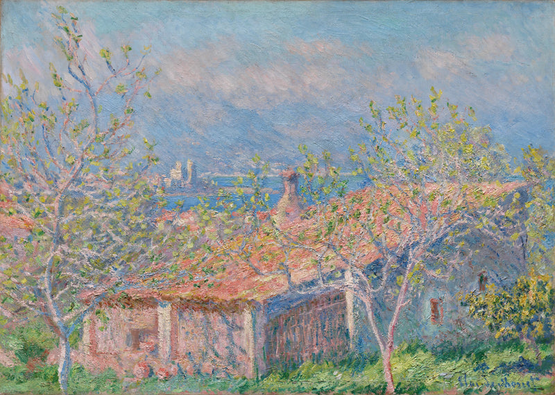 Antibes W1165'teki bahçıvanın evi - Claude Monet