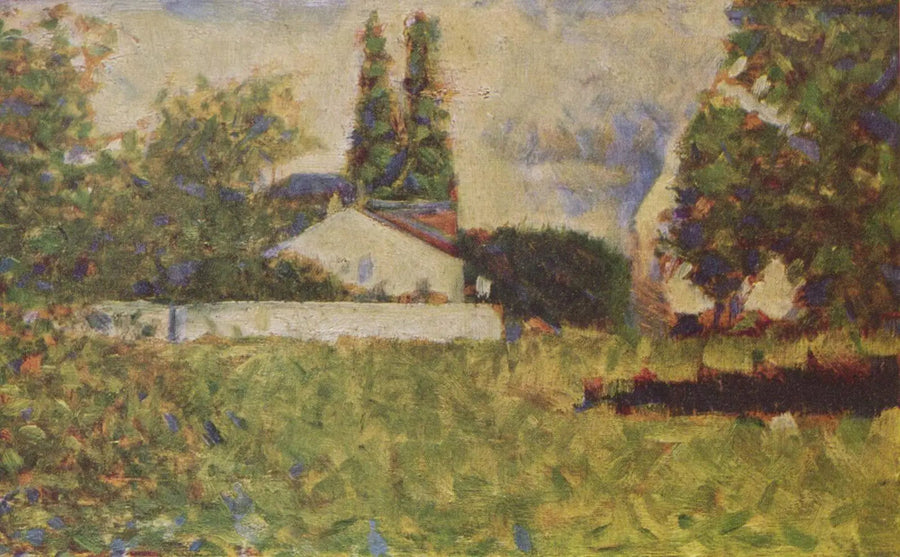 Ağaçlar Arasında Ev - Georges Seurat