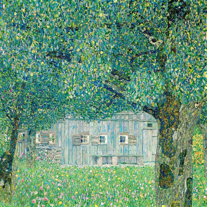 Yukarı Avusturya'da Kırsal Ev - Gustav Klimt