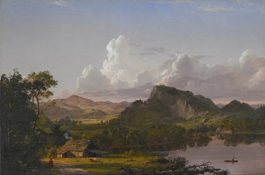 Göl Kenarında Ev - Frederic Edwin Church