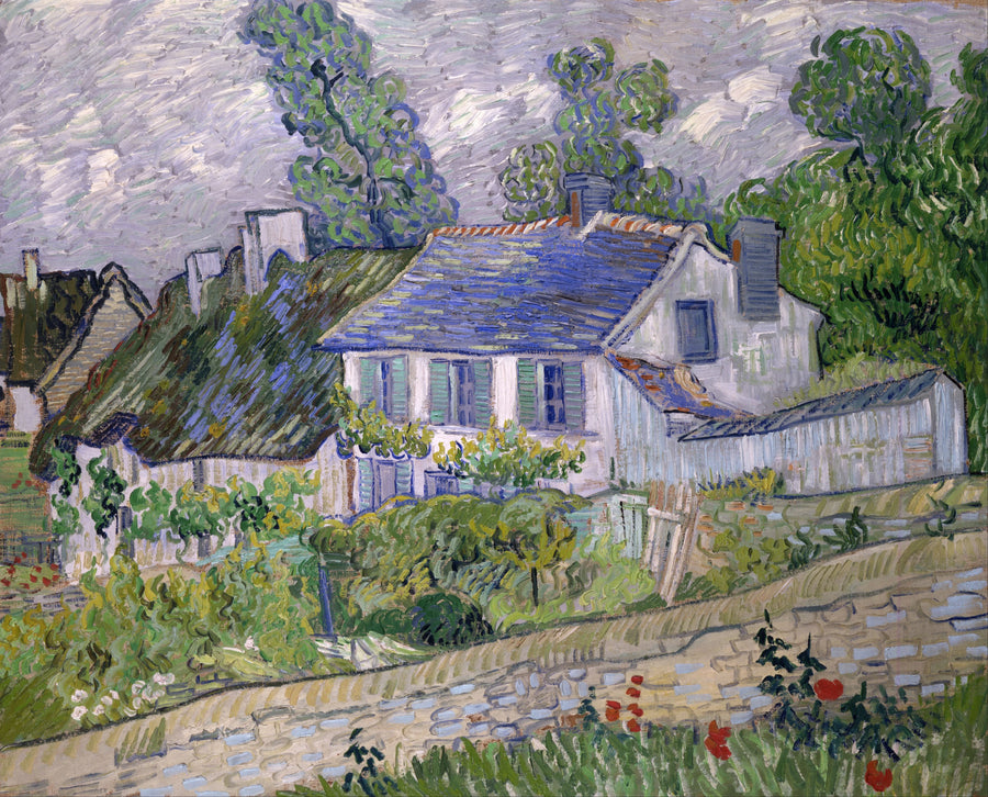 Auvers-sur-Oise'deki Evler - Vincent van Gogh