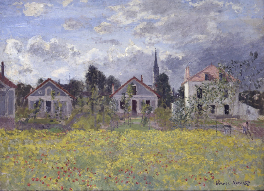 Argenteuil W277'deki evler - Claude Monet