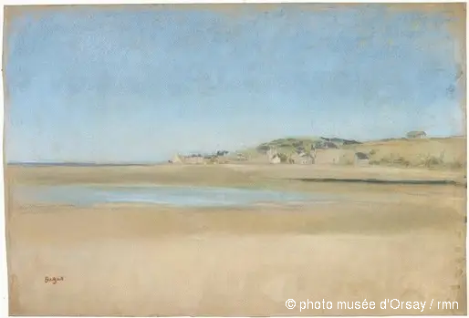deniz kenarındaki evler - Edgar Degas