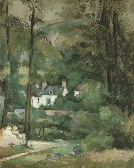 Pontoise'de Lahana Evleri - Paul Cézanne