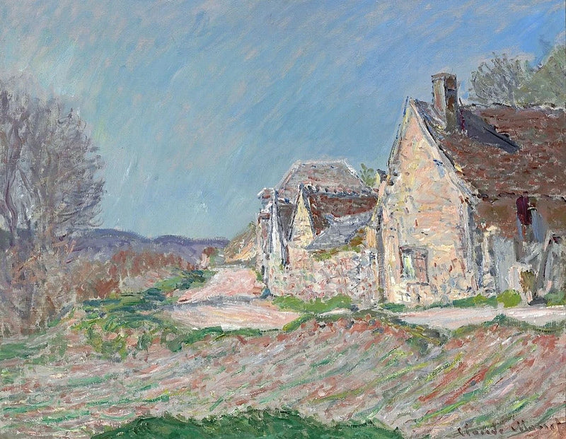 W972 yolu üzerindeki evler - Claude Monet