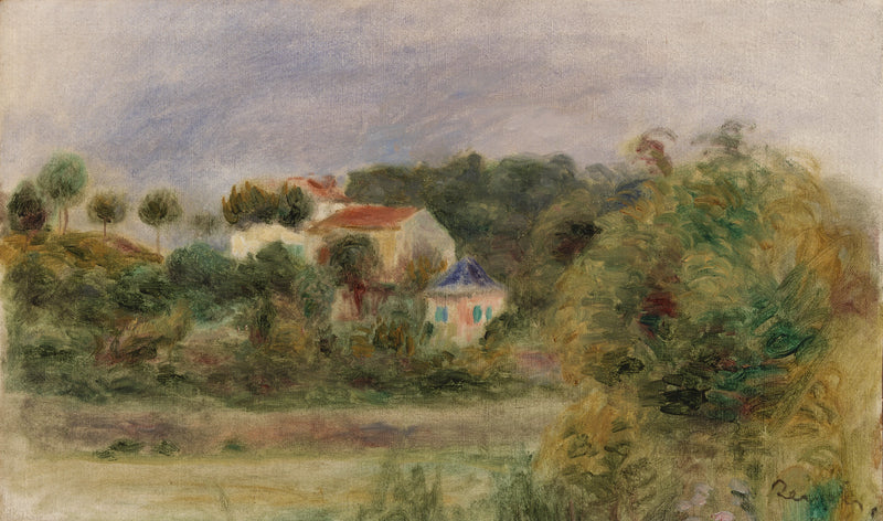Bir Parktaki Evler - Pierre-Auguste Renoir