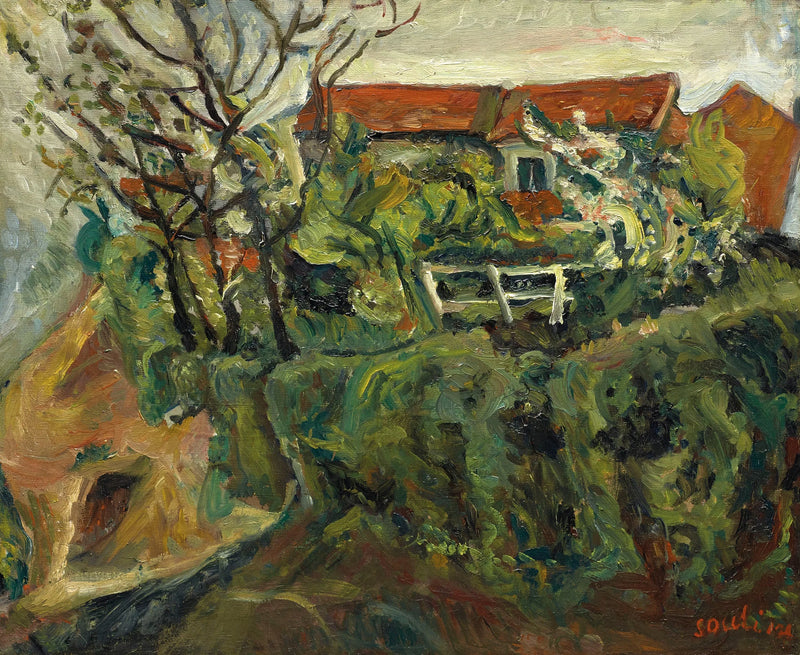 Bir Manzarada Evler - Chaim Soutine