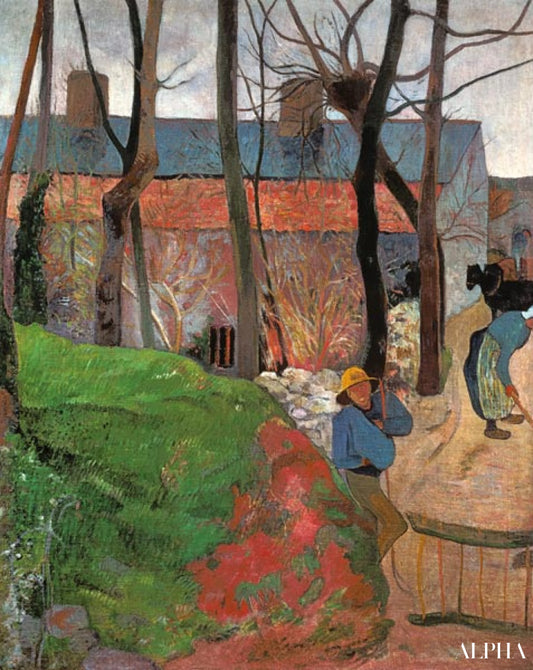 Maisons du Pouldu - Paul Gauguin - Reproductions de tableaux et peintures haut de gamme