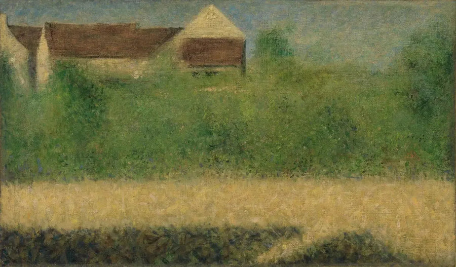 Evler ve bahçe - Georges Seurat